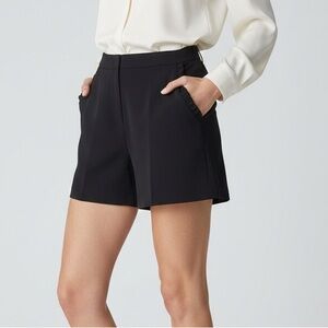 Take 50% OFF- Mosaic & Co. Elegant Black Women's Shorts, Size-M